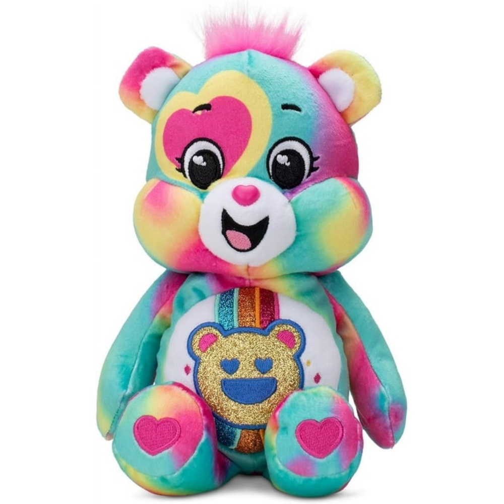 Care Bears Good Vibes Bear Plush (Glitter)